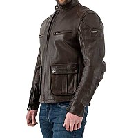 [해외]ROKKER 굿wood 가죽 재킷 9140913123 Brown