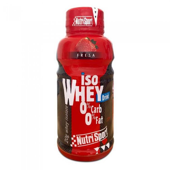 [해외]NUTRISPORT Iso Whey 330ml 12 Unit Strawberry Protein Shake Box 6138350593