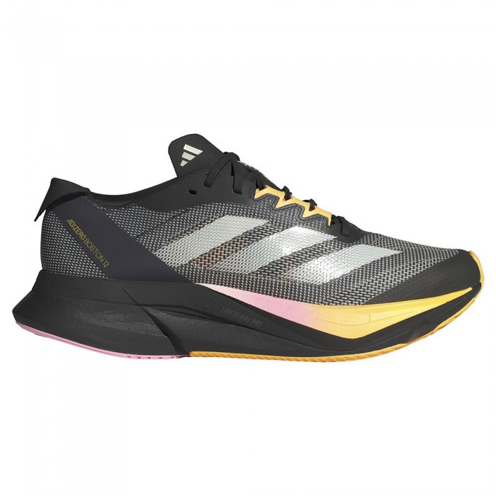 [해외]아디다스 Adizero Boston 12 러닝화 6141097165 Core Black / Zero Met / Spark