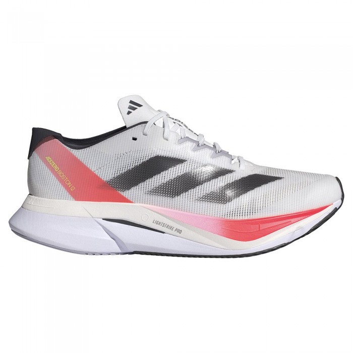 [해외]아디다스 Adizero Boston 12 러닝화 6141097166 Ftwr White / Aurora Met / Solar Red