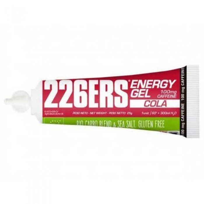 [해외]226ERS Energy Bio 100mg 25g 40 단위 카페인 콜라 에너지 젤 상자 3138250005 Red