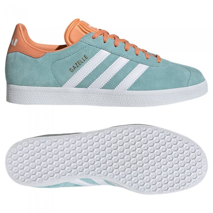 [해외]아디다스 Gazelle Inter Miami CF 운동화 3141114083 Easy Mint / Ftwr White / Easy Orange