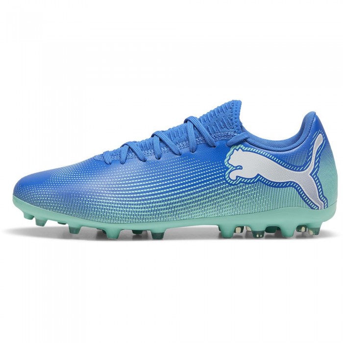 [해외]푸마 Future 7 Play MG 축구화 3140935255 Hyperlink Blue / Mint / White