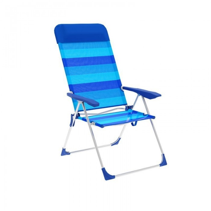 [해외]MARBUENO SUMMER 69x58x109 cm 접이식 의자 5단계 6141200724 Blue / Navy