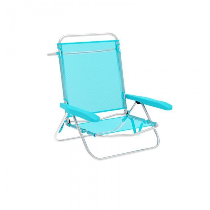 [해외]MARBUENO SUMMER 63x76x78 cm 낮은 접이식 의자 5단계 6141200733 Turquoise
