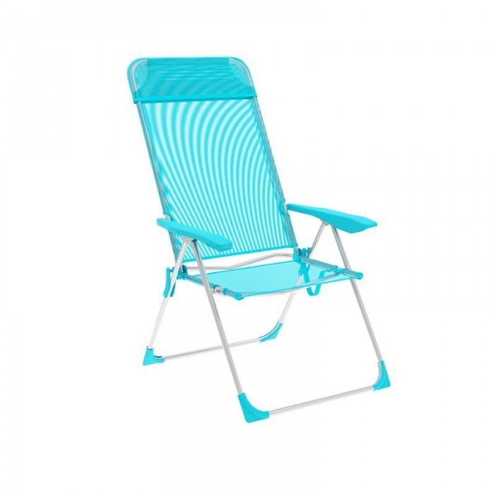 [해외]MARBUENO SUMMER 69x58x110 cm 접이식 의자 5단계 6141200745 Turquoise