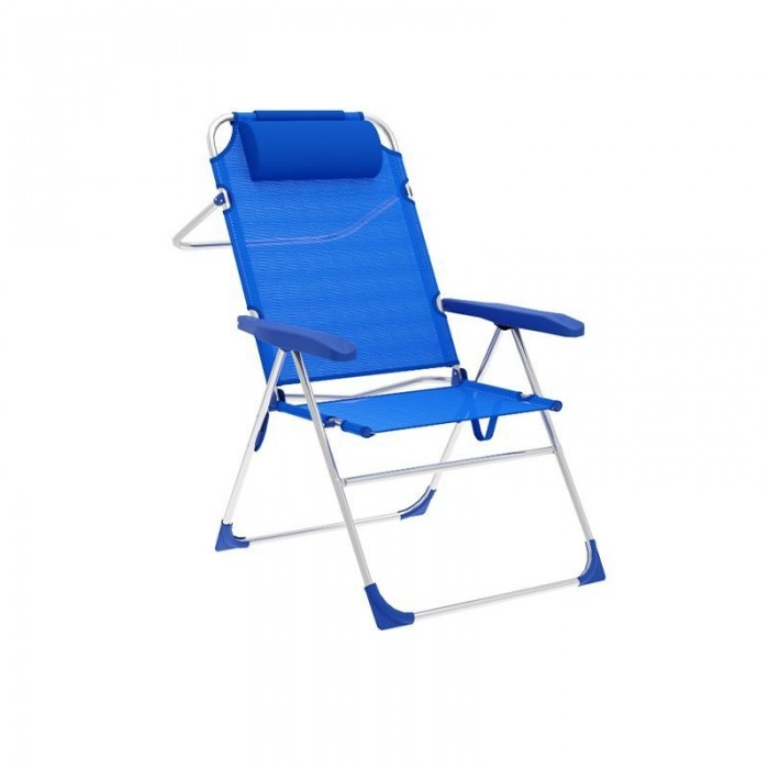 [해외]MARBUENO SUMMER 67x66x99 cm 접이식 의자 5단계 6141200730 Blue