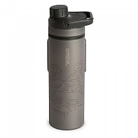 [해외]GRAYL UltraPress 500 ml Titanium 물 필터 병 12140932058 Covert Black