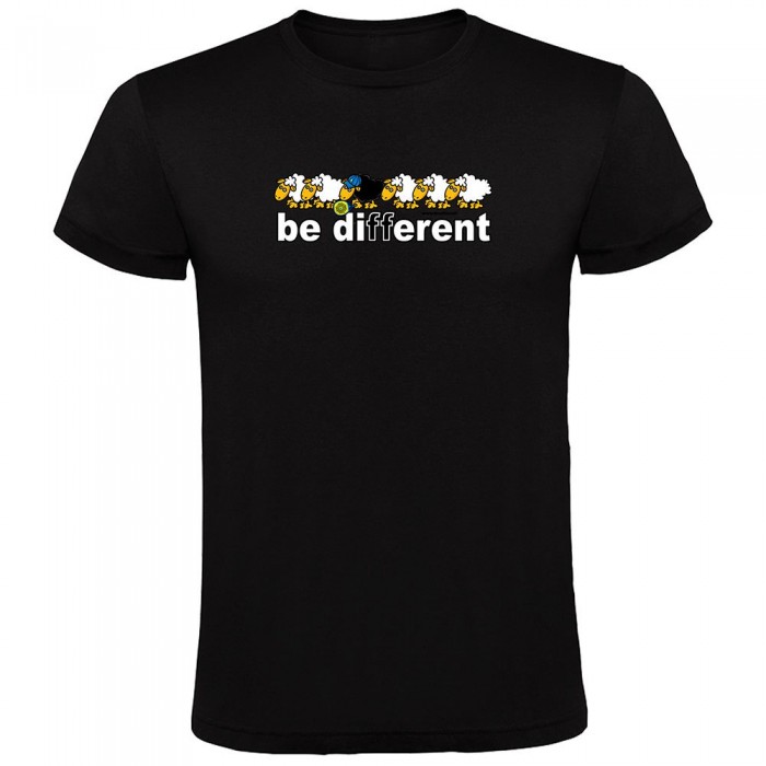 [해외]KRUSKIS Be Different Padel 반팔 티셔츠 12141146676 Black