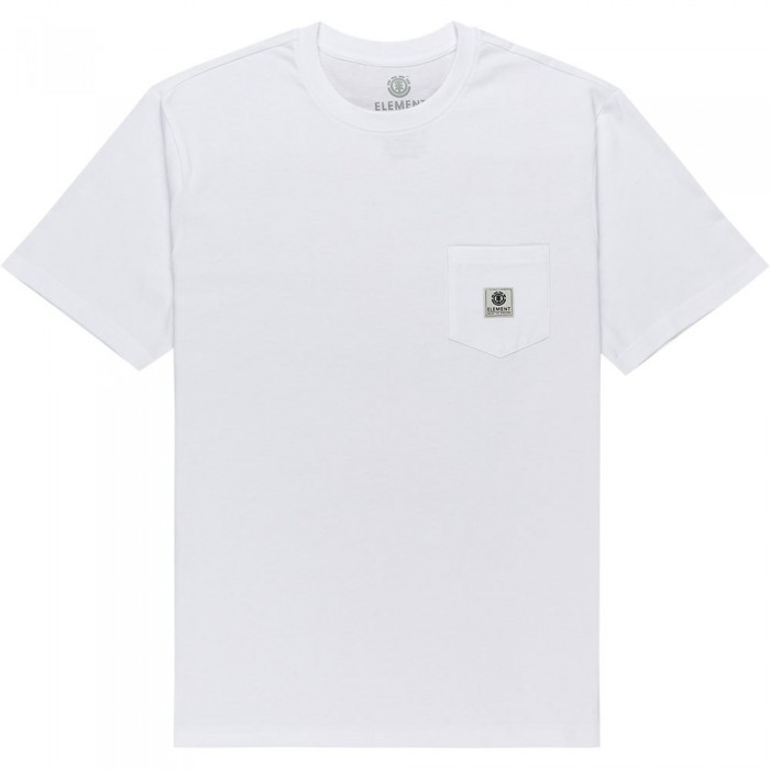 [해외]엘레먼트 Basic Pocket Label 반팔 티셔츠 14138296337 Optic White