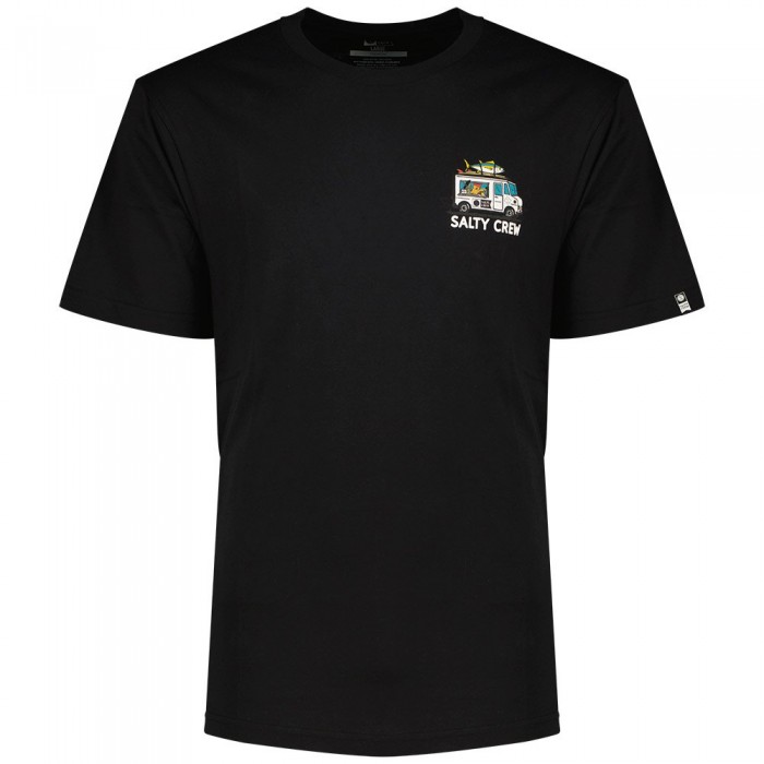 [해외]SALTY CREW Reels & Meals Premium 반팔 티셔츠 14140619253 Black