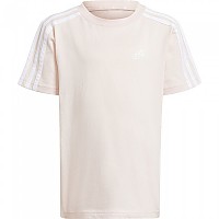 [해외]아디다스 Essentials 3 Stripes Cotton 반팔 티셔츠 15141047189 Sandy Pink / White