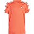 [해외]아디다스 Train Essentials Aeroready 3 Stripes Regular Fit 반팔 티셔츠 15141050748 Bright Red / White