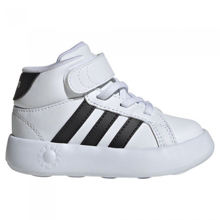 [해외]아디다스 Grand Court Mid 아기 신발 15141097367 Ftwr White / Core Black / Ftwr White