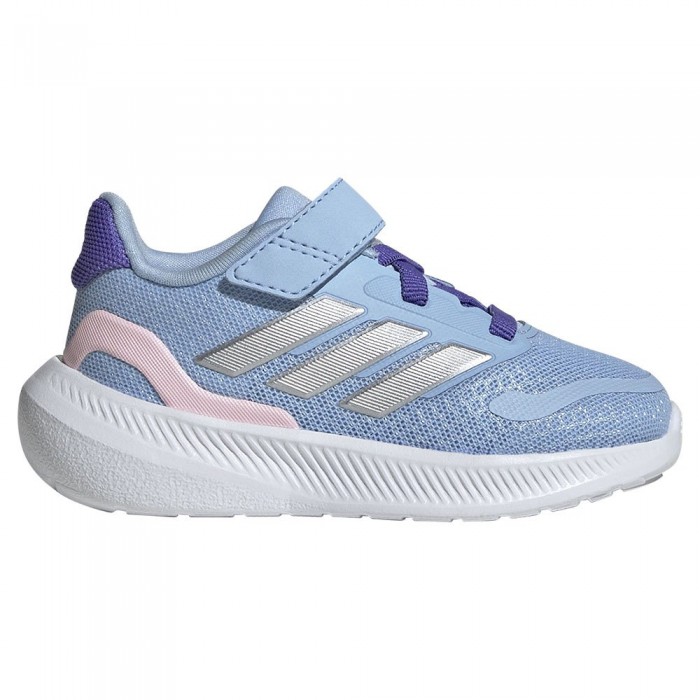 [해외]아디다스 Runfalcon 5 아기 신발 15141097456 Glow Blue / Silver Met / Clear Pink