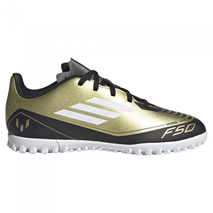 [해외]아디다스 F50 Club Messi TF 어린이 축구화 15141105124 Gold Met / Ftwr White / Core Black