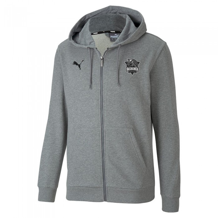 [해외]푸마 Baskonia 팀 Goal 23 Casuals 풀지퍼 스웨트셔츠 15139963771 Medium Gray Heather