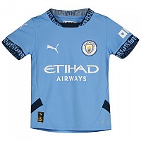 [해외]푸마 Manchester City FC Home 주니어 반팔 티셔츠 15140940184 Team Light Blue / Marine Blue