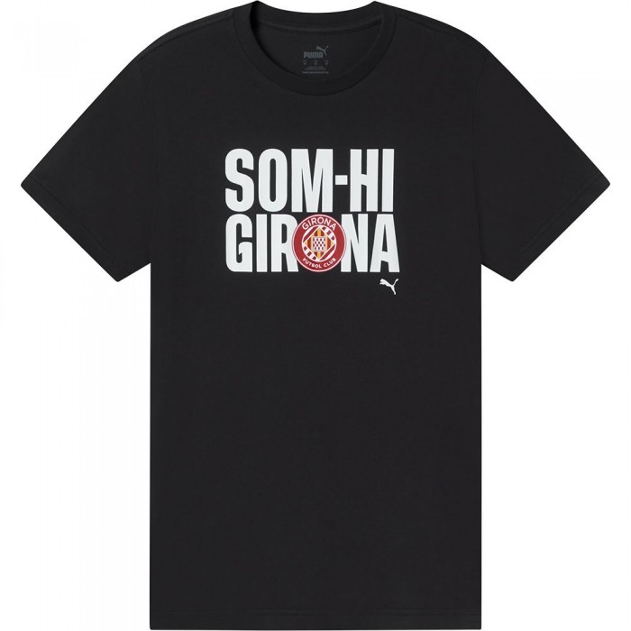 [해외]푸마 Som-Hi Girona FC Junior 반팔 티셔츠 15140956789 Black