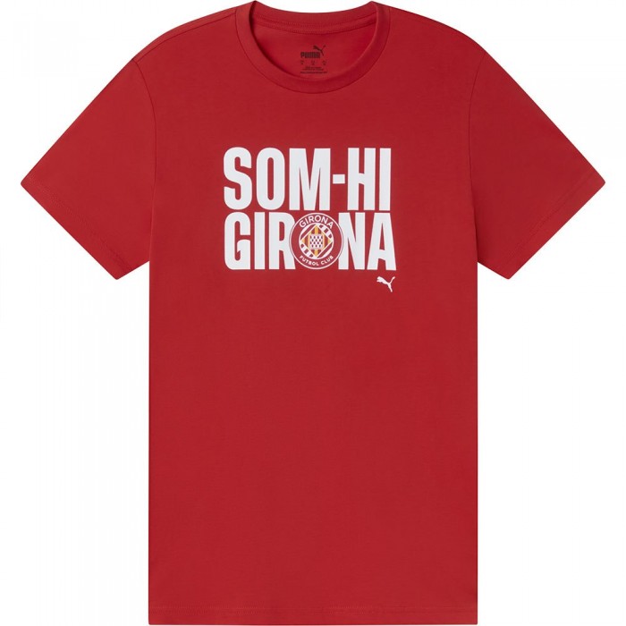 [해외]푸마 Som-Hi Girona FC Junior 반팔 티셔츠 15140956790 Red