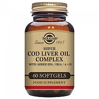 [해외]SOLGAR Super Cod Liver Oil Complex 60 Units 1138036334