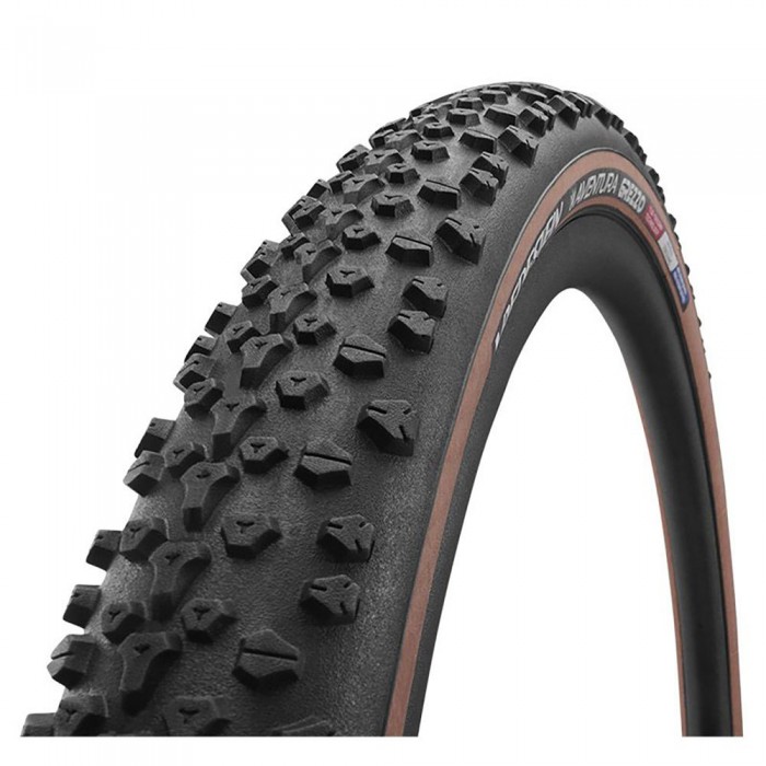 [해외]VREDESTEIN Aventura Grezzo 120TPI Tubeless 700 x 44 단단한 그래블 타이어 1141164052 Black / Tanwall