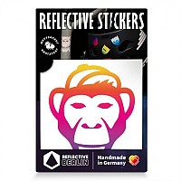 [해외]REFLECTIVE BERLIN Monkey 반사 스티커 1141186178 Multicolor