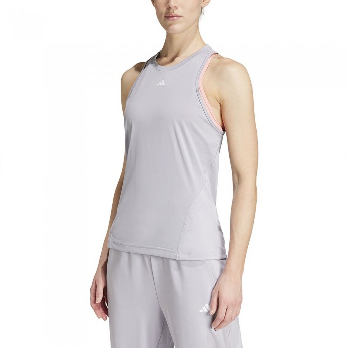 [해외]아디다스 Designed For Training tank 스포츠 탑 4141047155 Glory Grey