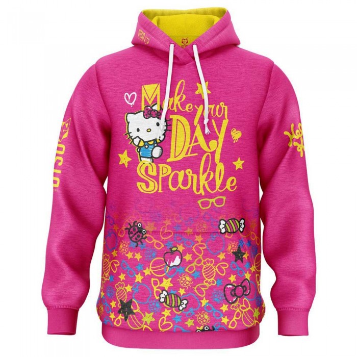 [해외]OTSO Hello Kitty Sparkle 스웨트셔츠 6141202960 Fucsia / Yellow