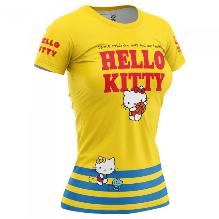 [해외]OTSO Hello Kitty Sports 반팔 티셔츠 6141202968 Yellow / Blue