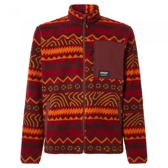 [해외]오클리 APPAREL Mountain Fire Sherpa 지퍼 플리스 6140753236 Grenache Norway Pattern