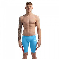 [해외]스피도 Fastskin LZR Pure Intent 2.0 jammer 6141025853 Picton Blue / Flame Red / Snow Reflective