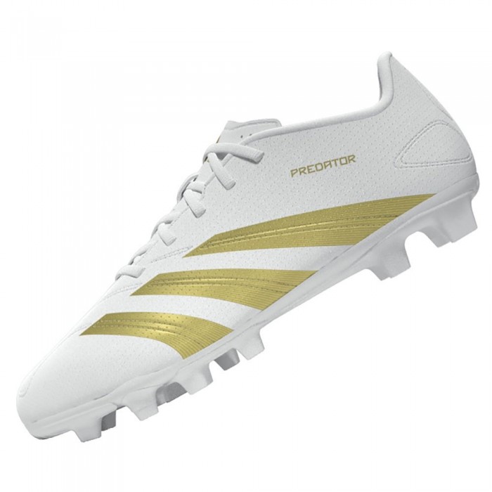 [해외]아디다스 Predator Club Flexible Ground 축구화 3141105236 Ftwr White / Gold Met / Ftwr White