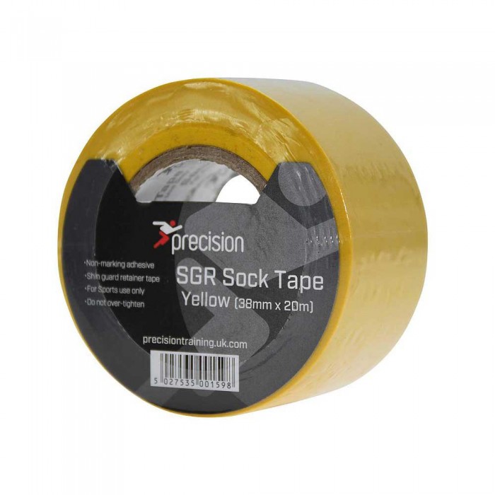 [해외]PRECISION 양말 테이프 SGR 38 mm 20 m 5 단위 3140609389 Yellow