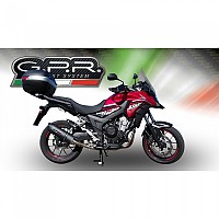 [해외]GPR EXHAUST SYSTEMS Furore EVO4 Poppy Honda CB400 X 2019-2024 E5 Oval 인증된 슬립온 머플러 9141251793 Matte Black / Matte Black