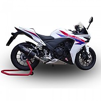 [해외]GPR EXHAUST SYSTEMS Furore EVO4 Poppy Honda CBR500 R 2023-2024 E5 Oval 인증된 슬립온 머플러 9141251796 Matte Black / Matte Black