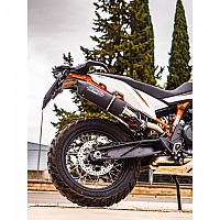 [해외]GPR EXHAUST SYSTEMS Furore Nero Husqvarna Norden 901 2022-2023 E5 Oval 비인증 슬립온 머플러 9141251813 Matte Black / Matte Black