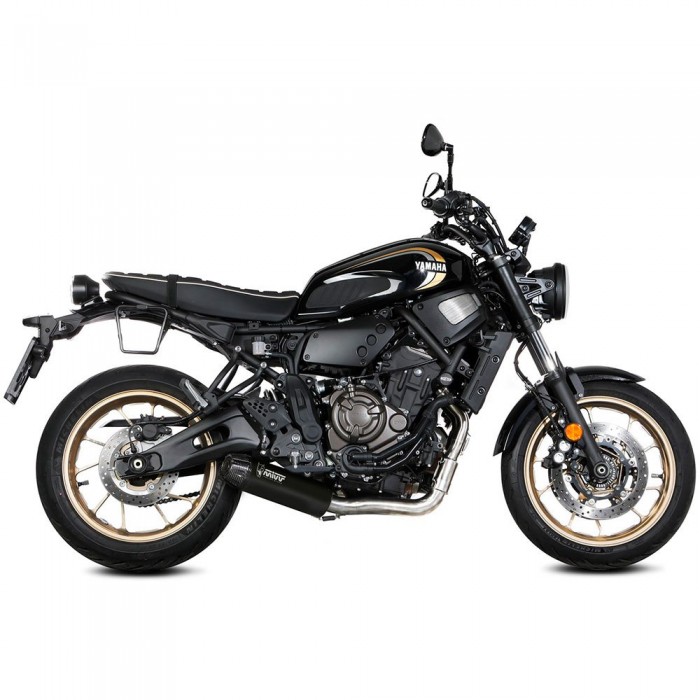 [해외]MIVV HR-1 Yamaha Xsr 700 2021-24 전체 배기 시스템 형식 승인 9141288509 Black /Carbon