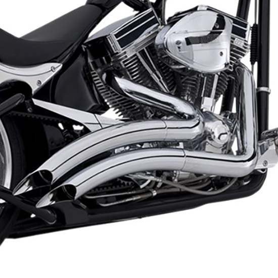 [해외]VANCE + HINES Big Radius 2-2 Big Dog K9 1917 Ref:26037 비인증된 완전 배기 시스템 9140124610 Chrome