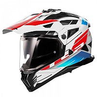 [해외]LS2 MX702 Pionner II Namib 풀페이스 헬멧 9140764398 White / Blue / Red