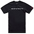 [해외]알파인스타 Linear Wordmark 2.0 반팔 티셔츠 9140721684 Black / Grey / Red