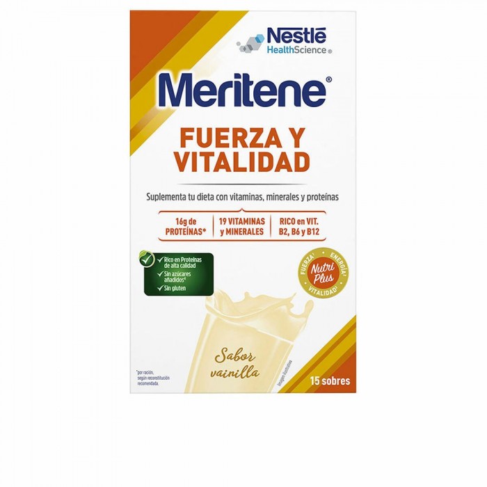 [해외]MERITENE 힘과 활력 건강 보조 식품 바닐라 15x30 gr 4140907811