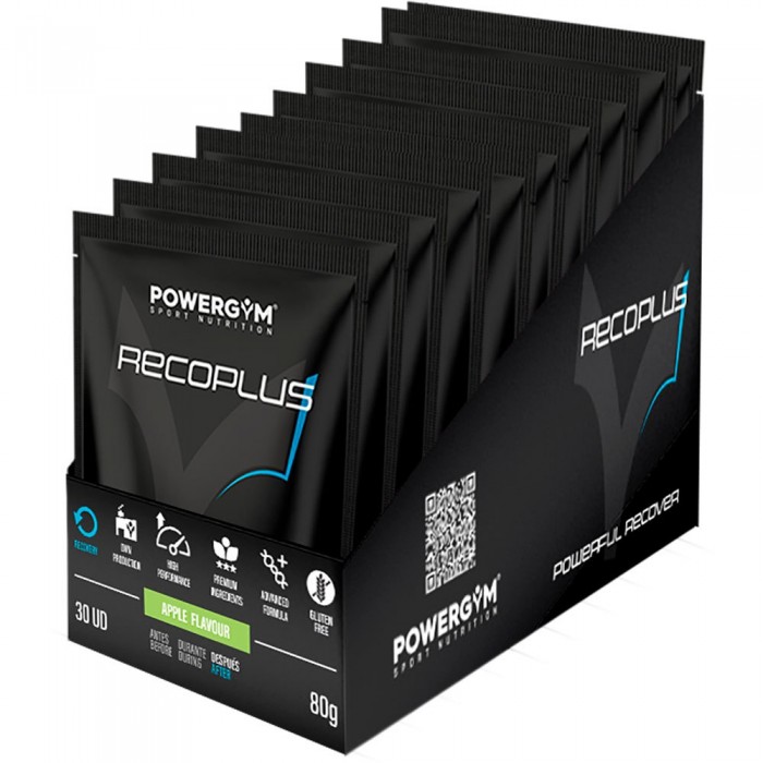 [해외]POWERGYM 회복 모노도즈 박스 Recoplus 80gr 15 단위 사과 4140242050 White