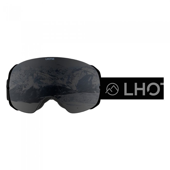 [해외]LHOTSE Zilli L 스키 고글 4140423038 Black / Silver