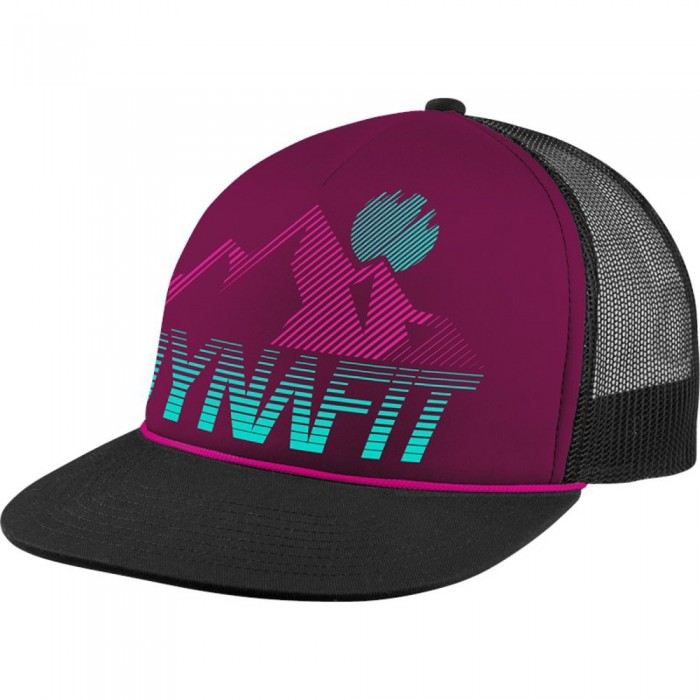 [해외]다이나핏 Graphic Trucker 모자 4138626015 Beet Red / Synthwave