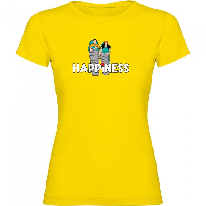 [해외]KRUSKIS Happiness 반팔 티셔츠 4141146808 Yellow