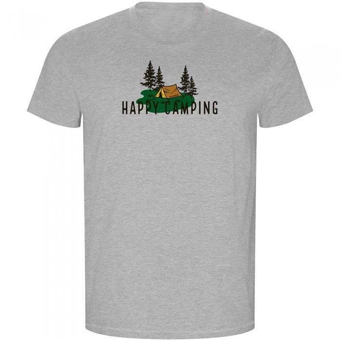 [해외]KRUSKIS Happy Camping ECO 반팔 티셔츠 4141146819 Heather Grey