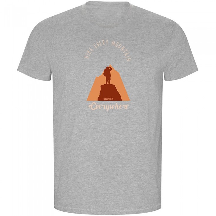 [해외]KRUSKIS Hike Every Mountain ECO 반팔 티셔츠 4141146848 Heather Grey