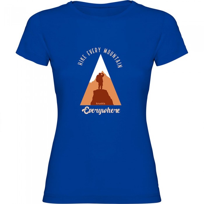 [해외]KRUSKIS Hike Every Mountain 반팔 티셔츠 4141146862 Royal Blue