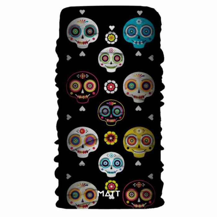 [해외]MATT Microfiber 넥워머 4141056059 Skull Black